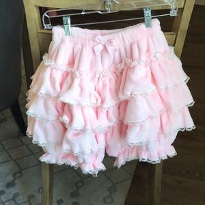 Japanese Sweet Warm Shorts Lolita Girls Ruffles Bloomer